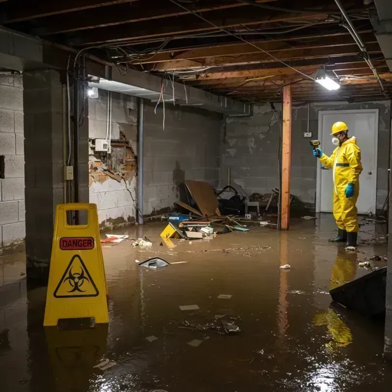 Flooded Basement Electrical Hazard in Coal Creek, CO Property